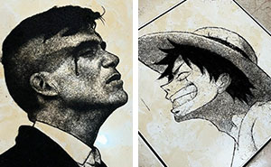 This Barber Creates Portrait Masterpieces By Using Cut Hair (26 Pics)