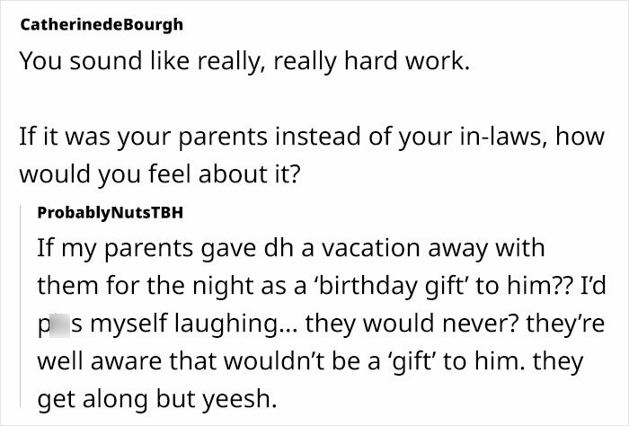 Woman Grows Suspicious After In-Laws Gift Her A Vacation Voucher To Babysit Their Grandkid Woman Grows Suspicious After In-Laws Gift Her A Vacation Voucher To Babysit Their Grandkid