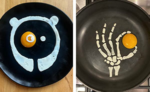 Eggs-cellent Art: 50 Masterpieces That This Artist Created Using Fried Eggs (New Pics)