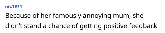 Comment on social media about famous parent affecting feedback for debutante. Comment on social media about famous parent affecting feedback for debutante.