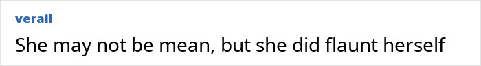 "Comment on viral 'mean girl' antics mentioning flaunting behavior. "Comment on viral 'mean girl' antics mentioning flaunting behavior.