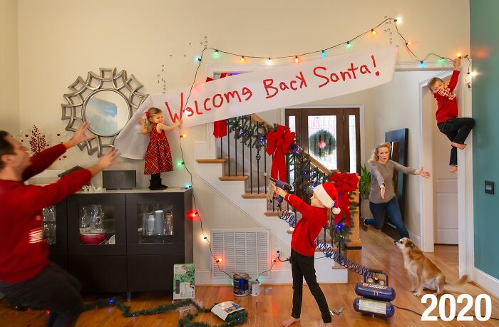 This Family Has Perfectly Captured Holiday Madness In Their Hilarious Christmas Cards Since 2014 This Family Has Perfectly Captured Holiday Madness In Their Hilarious Christmas Cards Since 2014