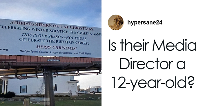 “Happy Holidays!”: Christian And Atheist Groups Engage In Billboard War This Christmas