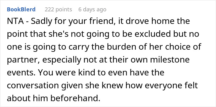 Friend Angry Her Rude BF Isn’t Invited To Wedding, Livid Couple Refuses To Put Up With Him Friend Angry Her Rude BF Isn’t Invited To Wedding, Livid Couple Refuses To Put Up With Him