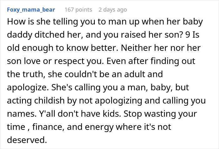 Comment on relationship issues, discussing lack of respect and honesty, advising husband on dealing with wife's behavior. Comment on relationship issues, discussing lack of respect and honesty, advising husband on dealing with wife's behavior.