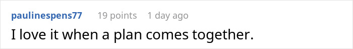 Customer's persistence: "I love it when a plan comes together" text, expressing satisfaction in overcoming delivery issues. Customer's persistence: "I love it when a plan comes together" text, expressing satisfaction in overcoming delivery issues.