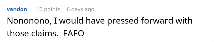 Text comment discussing a company's regretful decision, related to a "bad idea. Text comment discussing a company's regretful decision, related to a "bad idea.