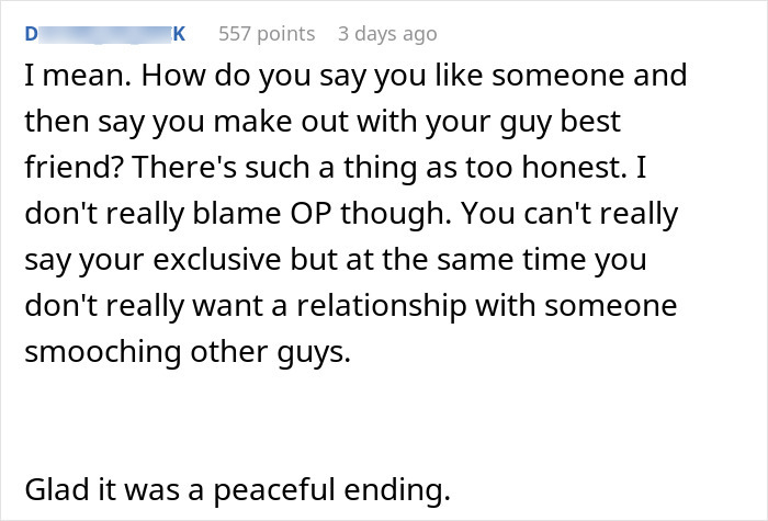 Text conversation discussing honesty and relationships. Text conversation discussing honesty and relationships.