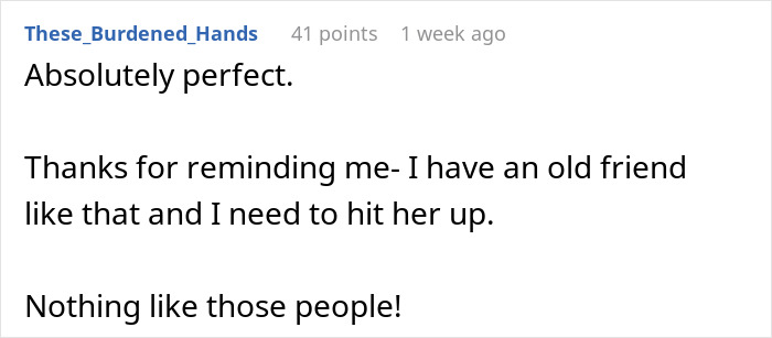 Reddit comment discussing reconnecting with old friends. Reddit comment discussing reconnecting with old friends.