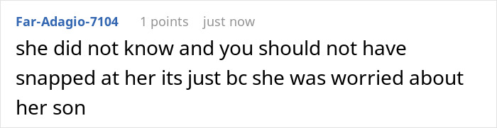 Reddit comment discussing family drama over a mom assuming her son is gay. Reddit comment discussing family drama over a mom assuming her son is gay.