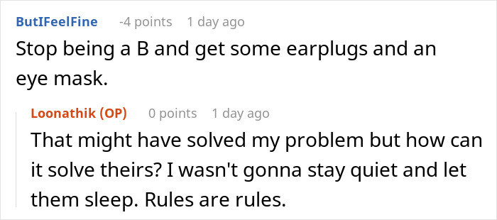 Reddit comments discussing solutions for insomnia caused by loud roommates. Reddit comments discussing solutions for insomnia caused by loud roommates.
