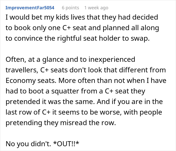 Woman Pays For Premium Seat On Long Flight, Verbally Abused By Two Ladies When She Refuses To Move Woman Pays For Premium Seat On Long Flight, Verbally Abused By Two Ladies When She Refuses To Move