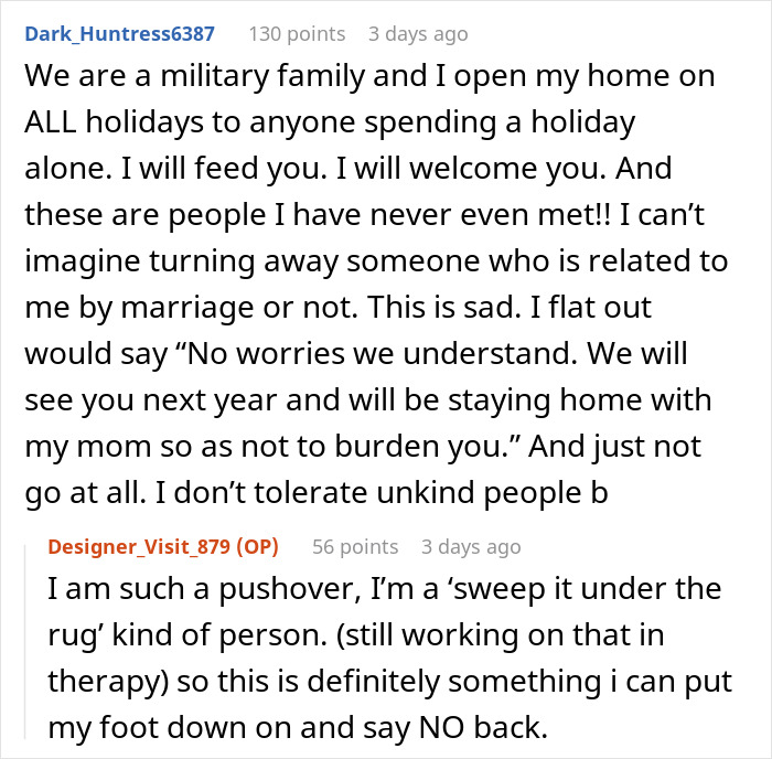MIL declines woman's mom's Christmas plan with strong refusal, highlighting family boundaries. MIL declines woman's mom's Christmas plan with strong refusal, highlighting family boundaries.