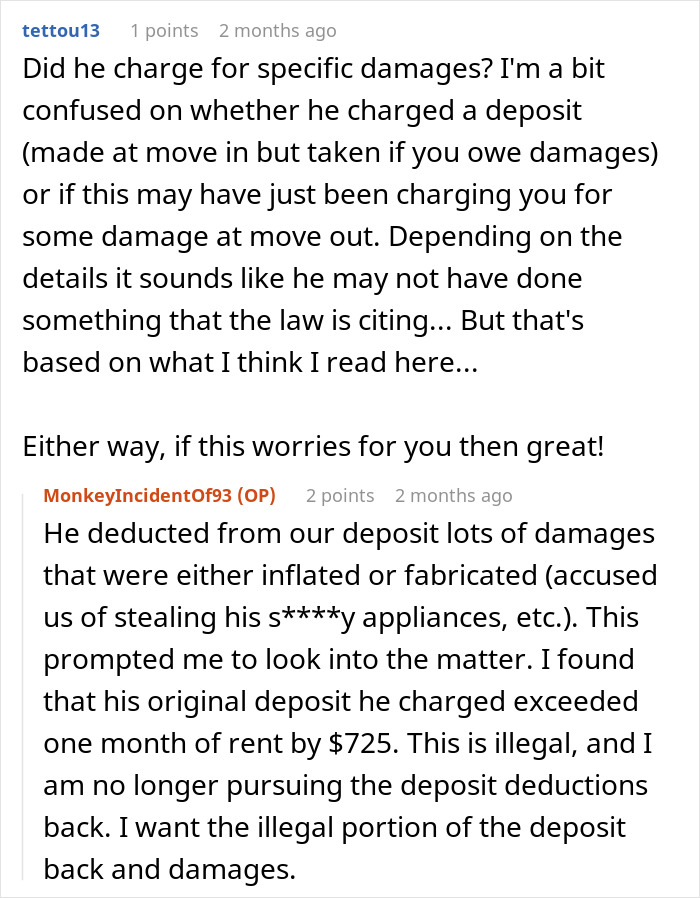 ChatGPT helps tenant defeat greedy landlord in court, resolving deposit dispute over inflated damage claims. ChatGPT helps tenant defeat greedy landlord in court, resolving deposit dispute over inflated damage claims.