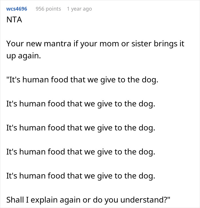 Sister’s Meltdown Leaves Woman Questioning: “AITA For Giving My Niece ‘Dog Food’?” Sister’s Meltdown Leaves Woman Questioning: “AITA For Giving My Niece ‘Dog Food’?”