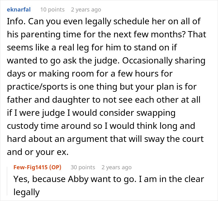 Reddit discussion on parenting time and custody regarding dad feeding daughter junk food and mom considering fat camp. Reddit discussion on parenting time and custody regarding dad feeding daughter junk food and mom considering fat camp.