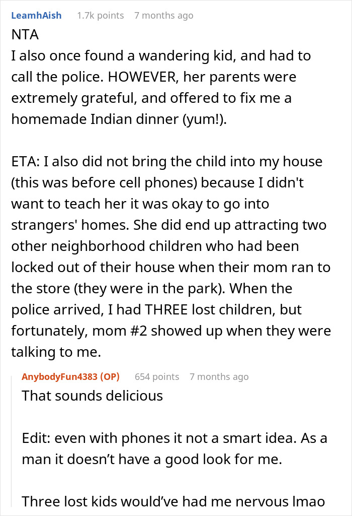 Guy Wonders If He’s A Jerk For Not Taking In His Neighbor’s Kid And Calling The Police Instead Guy Wonders If He’s A Jerk For Not Taking In His Neighbor’s Kid And Calling The Police Instead