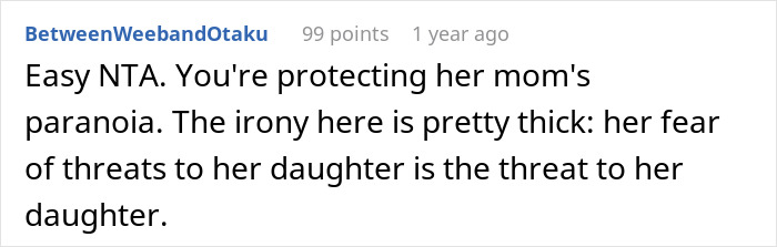 Comment discussing daughter, phone, and mom's tracker concerns. Comment discussing daughter, phone, and mom's tracker concerns.