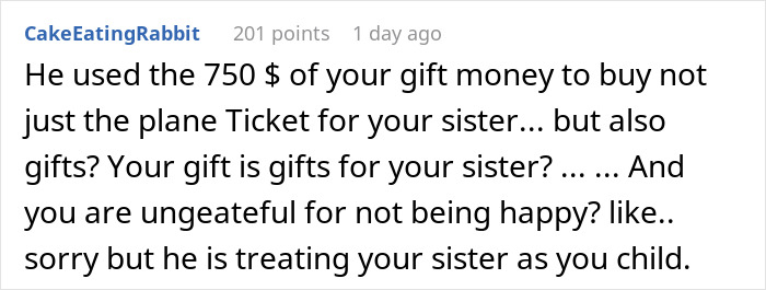 Reddit comment discussing a man's thoughtful surprise gone wrong, leading to an early reveal. Reddit comment discussing a man's thoughtful surprise gone wrong, leading to an early reveal.