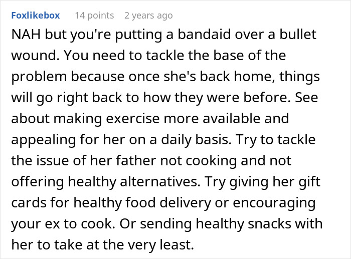 Text from a forum discussing issues of feeding children junk food and healthy alternatives. Text from a forum discussing issues of feeding children junk food and healthy alternatives.