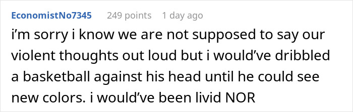 Comment expressing frustration in response to a fiance house prank post. Comment expressing frustration in response to a fiance house prank post.