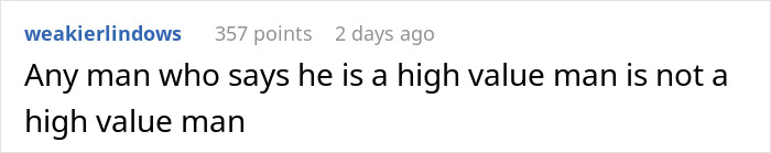 Text highlighting personality insights with a comment on high value men. Text highlighting personality insights with a comment on high value men.