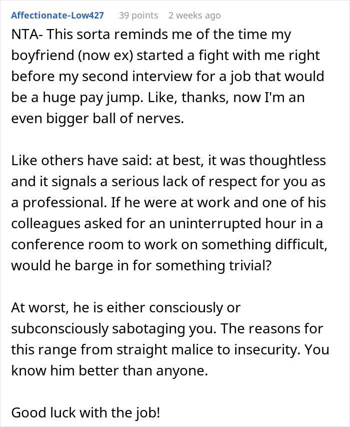 Reddit comment discussing lack of respect in professional settings and personal relationships. Reddit comment discussing lack of respect in professional settings and personal relationships.