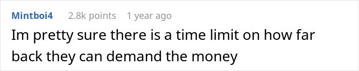 Comment discussing employer overpayment time limits. Comment discussing employer overpayment time limits.