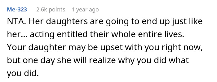 Comment about entitled behavior related to a party with RSVPs. Comment about entitled behavior related to a party with RSVPs.