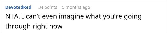 Comment expressing sympathy about a husband's defensive reaction after leaving wife during surgery. Comment expressing sympathy about a husband's defensive reaction after leaving wife during surgery.