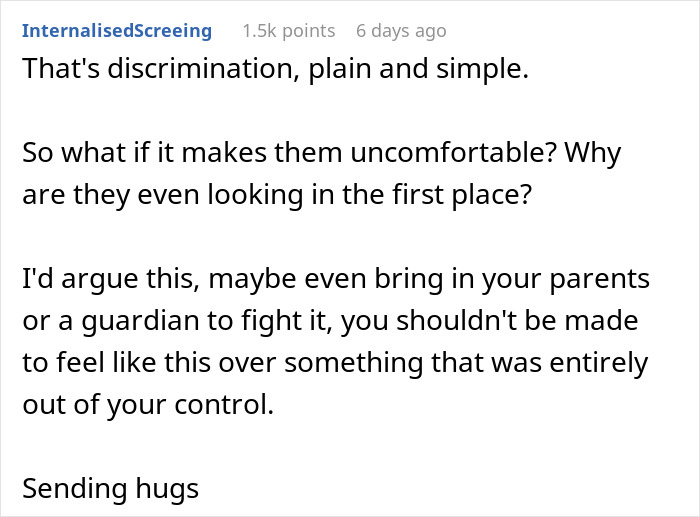 Screenshot of a Reddit comment discussing discrimination and unfair treatment by a coach. Screenshot of a Reddit comment discussing discrimination and unfair treatment by a coach.