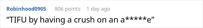 Comment with 806 points about a regretful experience interacting with someone unpleasant. Comment with 806 points about a regretful experience interacting with someone unpleasant.