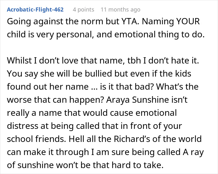 “AITA For Telling My Sister That Her Baby Name Is Weird?” “AITA For Telling My Sister That Her Baby Name Is Weird?”