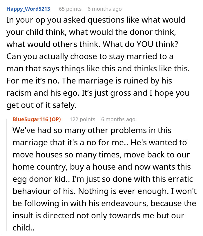 Text discussion on marriage issues and connection with a child due to Asian features. Text discussion on marriage issues and connection with a child due to Asian features.