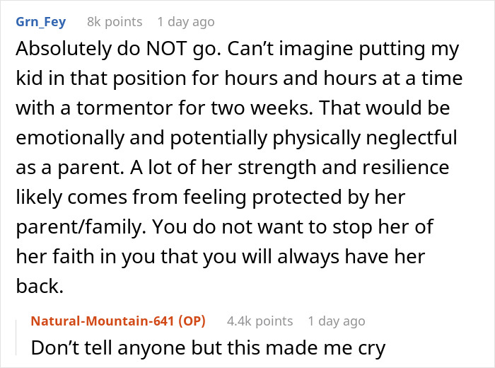 Dad And Daughter Refuse To Attend Family Trip Over One Person: "Really Need A Wake-Up Call" Dad And Daughter Refuse To Attend Family Trip Over One Person: "Really Need A Wake-Up Call"