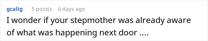 Comment from a discussion about a neighbor noise issue involving the police. Comment from a discussion about a neighbor noise issue involving the police.