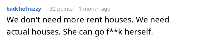 Reddit comment expressing frustration about rental homes, linked to mask-wearing debate and petty revenge. Reddit comment expressing frustration about rental homes, linked to mask-wearing debate and petty revenge.