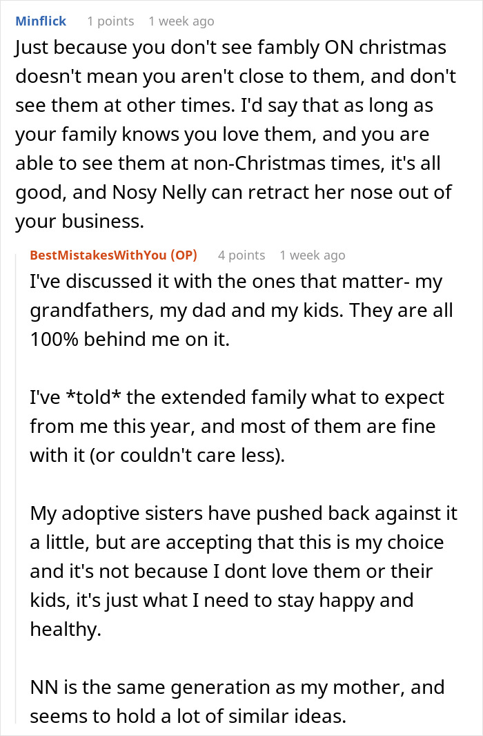 Nosy Coworker Pushes Woman To Reveal Christmas Plans, Regrets It When She Hears The Truth Nosy Coworker Pushes Woman To Reveal Christmas Plans, Regrets It When She Hears The Truth