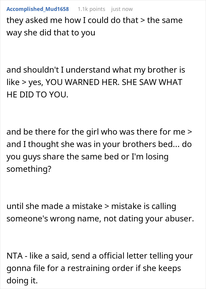 Text exchange discussing a dispute involving a brother, an ex-friend, and warnings about past actions. Text exchange discussing a dispute involving a brother, an ex-friend, and warnings about past actions.