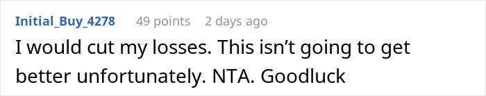 Comment advising a person to consider leaving their lying ex, suggesting it's unlikely to improve. Comment advising a person to consider leaving their lying ex, suggesting it's unlikely to improve.