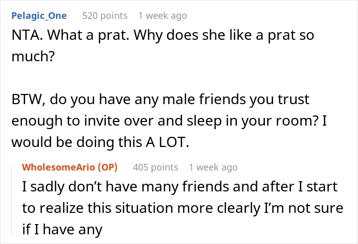 Reddit comments discussing a roommate's boyfriend moving in disagreement. Reddit comments discussing a roommate's boyfriend moving in disagreement.