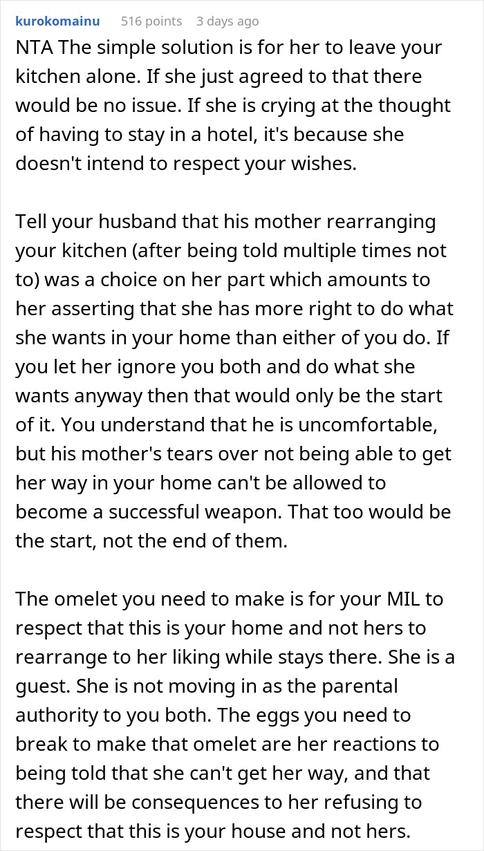 Text post discussing MIL's unhinged actions and possible consequences. Text post discussing MIL's unhinged actions and possible consequences.