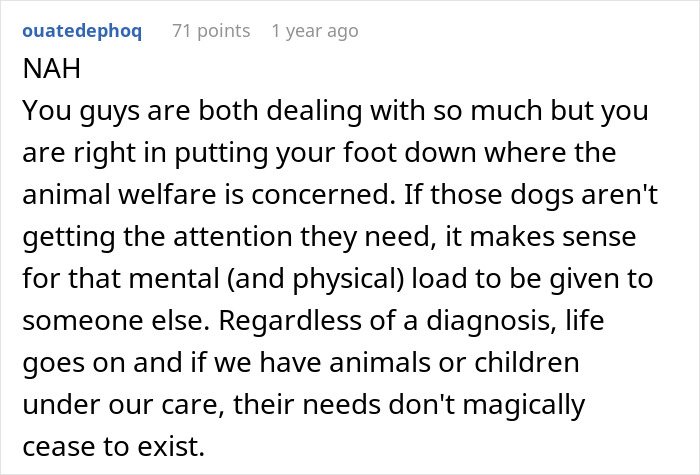 Online comment about balancing chores and responsibilities despite a daughter's disease. Online comment about balancing chores and responsibilities despite a daughter's disease.