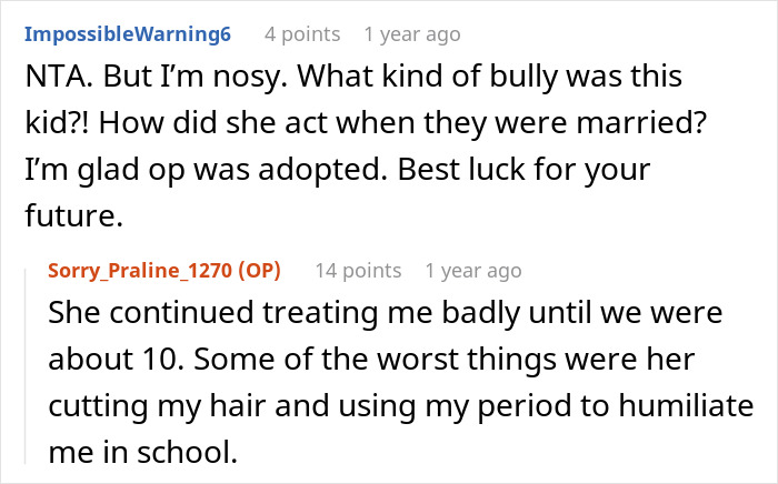 Anonymous online comments discussing a father's behavior towards his daughter. Anonymous online comments discussing a father's behavior towards his daughter.
