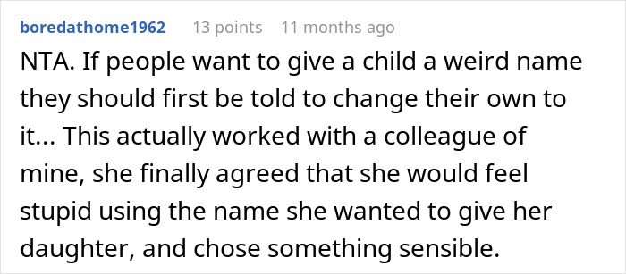 “AITA For Telling My Sister That Her Baby Name Is Weird?” “AITA For Telling My Sister That Her Baby Name Is Weird?”