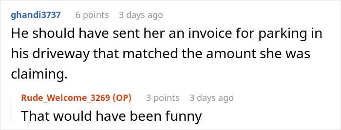 Discussion about unauthorized driveway parking and possible consequences. Discussion about unauthorized driveway parking and possible consequences.