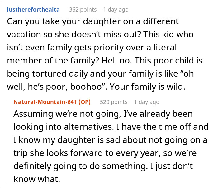 Dad And Daughter Refuse To Attend Family Trip Over One Person: "Really Need A Wake-Up Call" Dad And Daughter Refuse To Attend Family Trip Over One Person: "Really Need A Wake-Up Call"