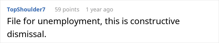 Reddit comment on unemployment advice about employee hours cut after buying motorcycle. Reddit comment on unemployment advice about employee hours cut after buying motorcycle.