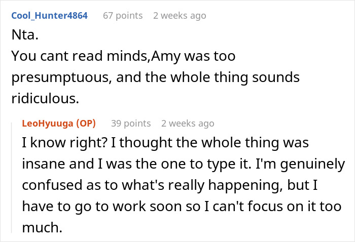 Text exchange discussing a misunderstanding at a friend’s birthday party. Text exchange discussing a misunderstanding at a friend’s birthday party.
