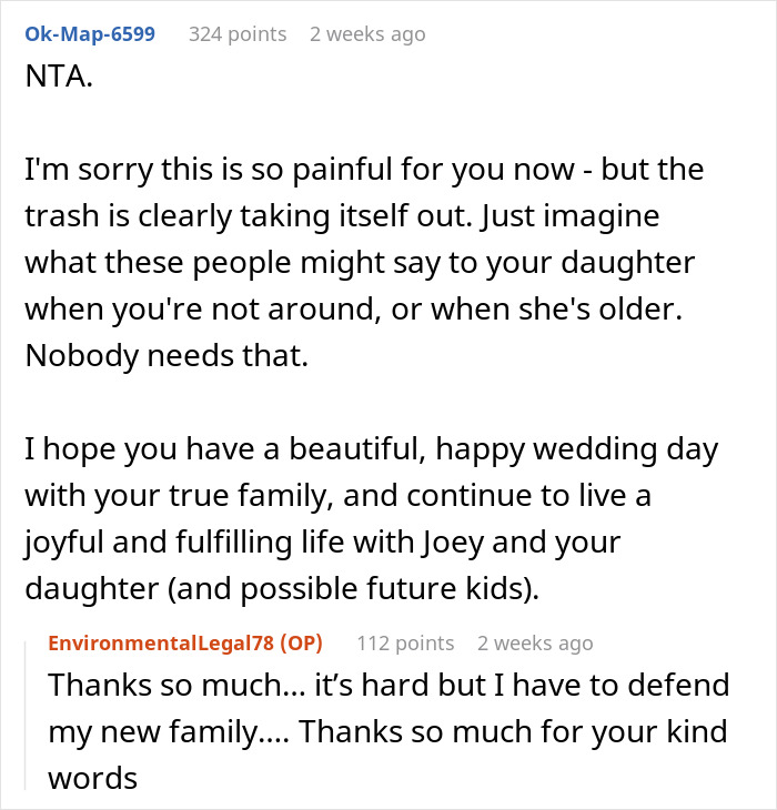Bride Tells Cruel Mom She's Not Welcome At Her Wedding After Being Shamed And Called "Used Goods" Bride Tells Cruel Mom She's Not Welcome At Her Wedding After Being Shamed And Called "Used Goods"